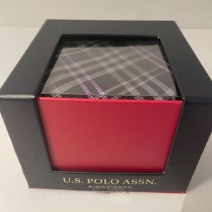US POLO ASSN Blue Plaid Necktie